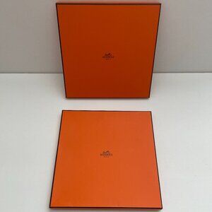 Hermes 2 empty storage boxes for scarf